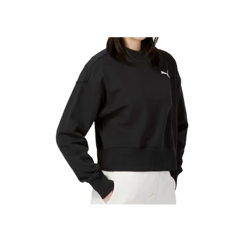 PUMA Sweatshirts Women's Black-2