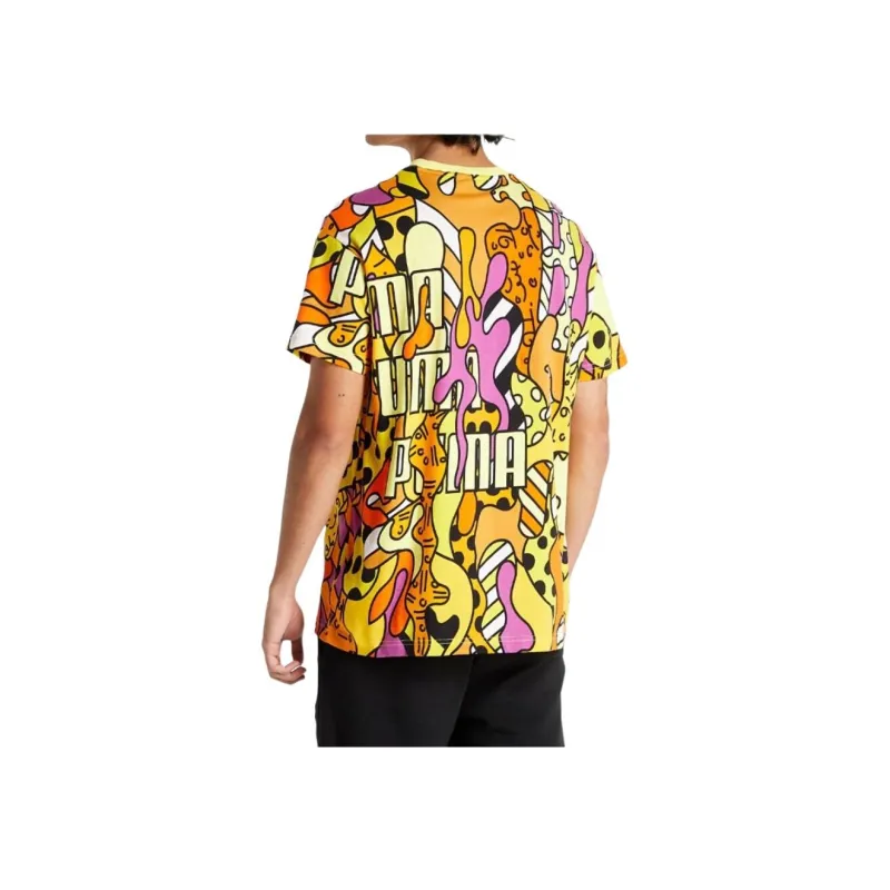 PUMA x Britto T Shirt Unisex Orange-4