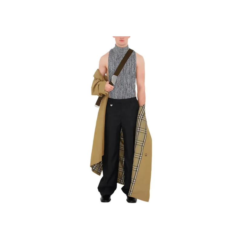 Burberry Long Garbadine Trench Coat-3