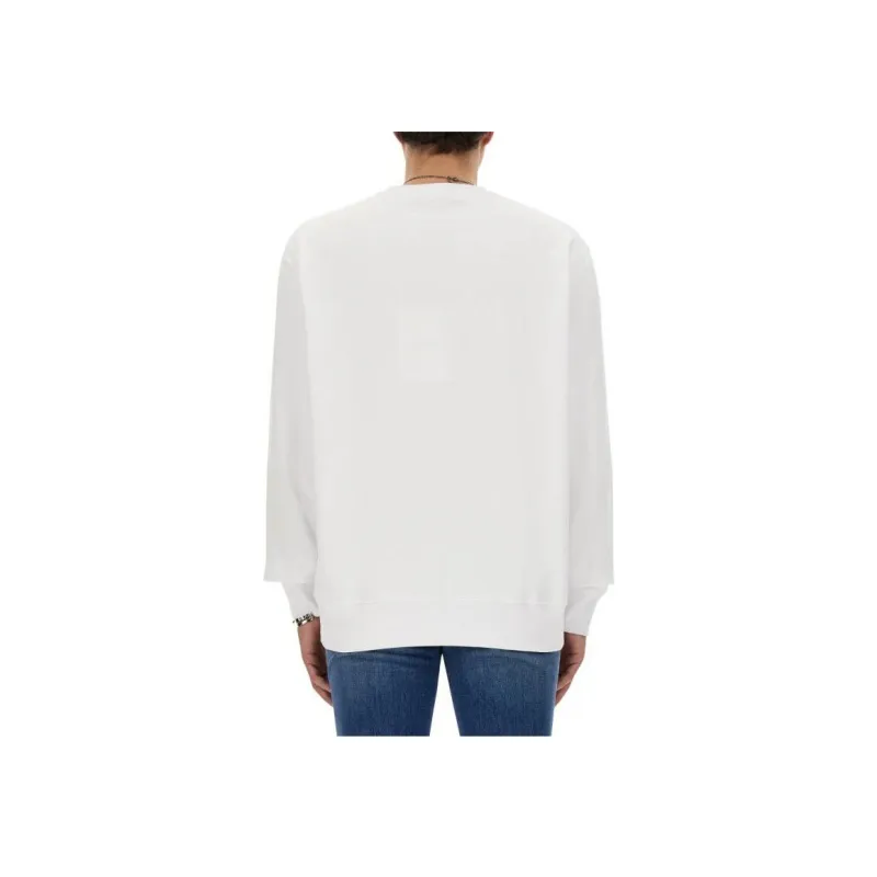 Alexander McQueen Skull Printed Crewneck Sweatshirt-5