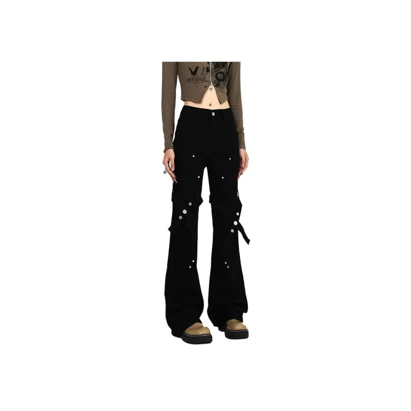 Aros Super Shopping Cargo Pants Women's Black-0