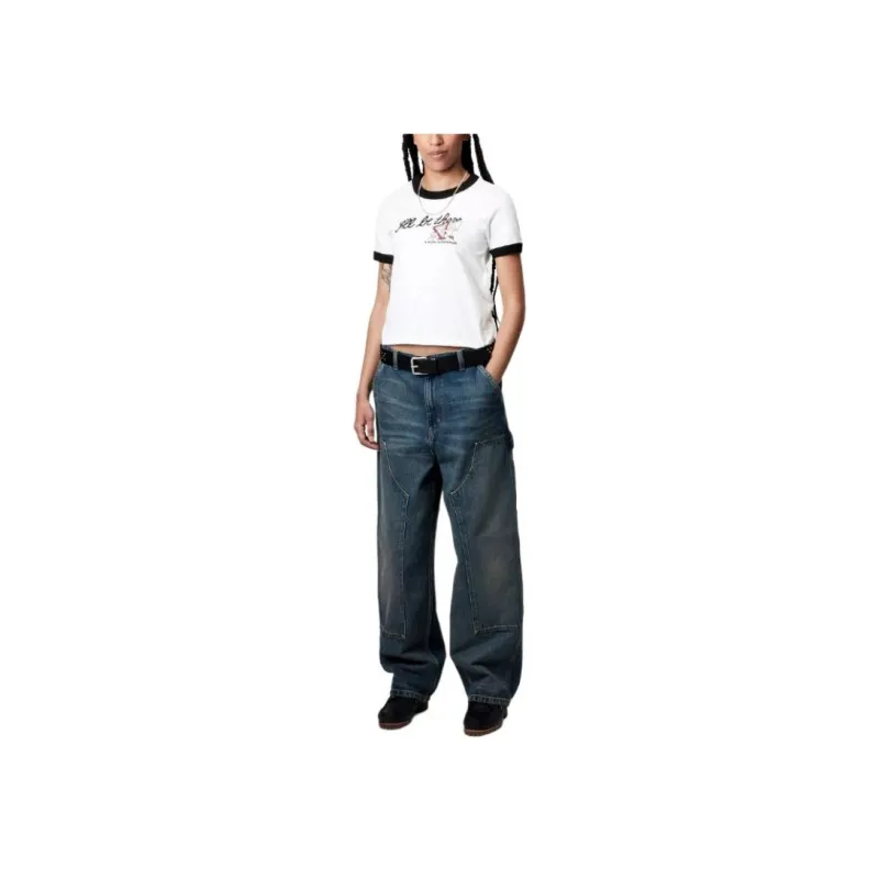 Carhartt WIP W' S/S FW24 Drop Shoulder Sleeve T Shirt Women's White-2