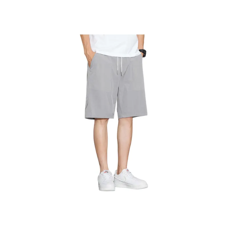 Tonlion Casual Shorts Men's Light Gray-0