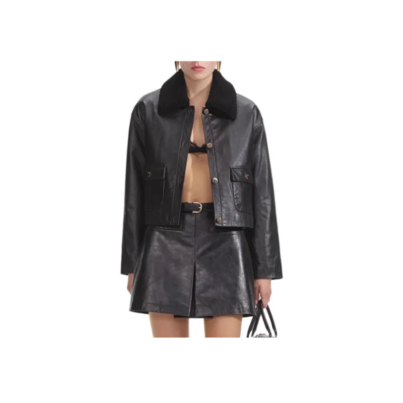 Self portrait Leather Jacket-1