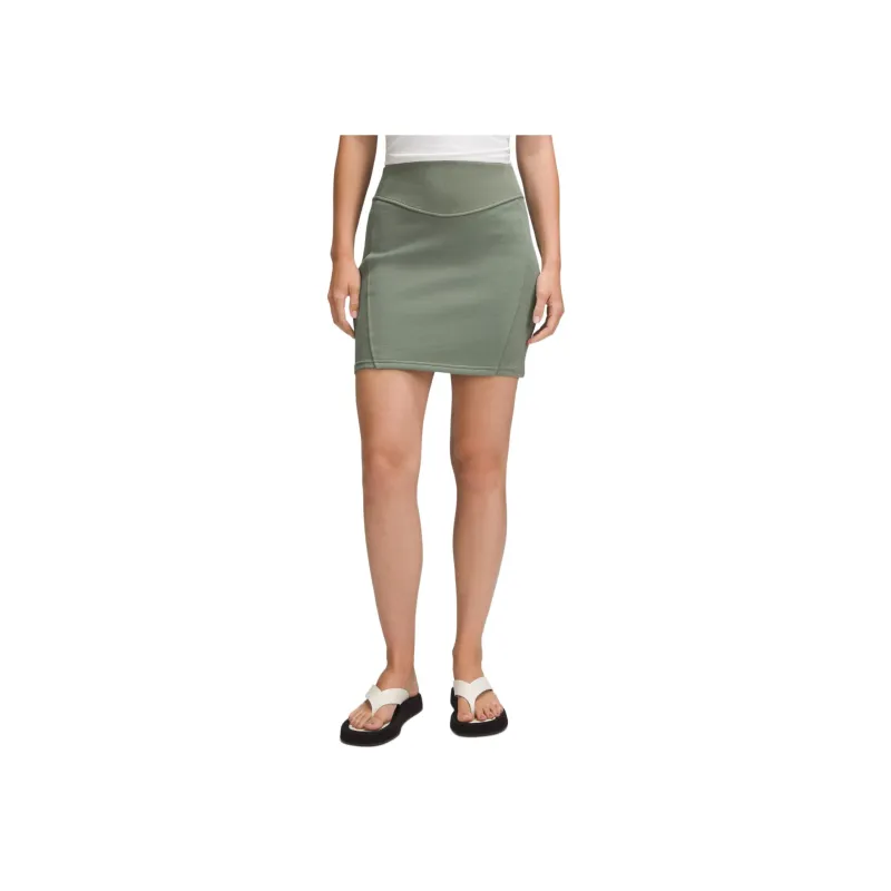 Lululemon Scuba Series Cotton Blend Fleece Casual Short Skirts Women's-6