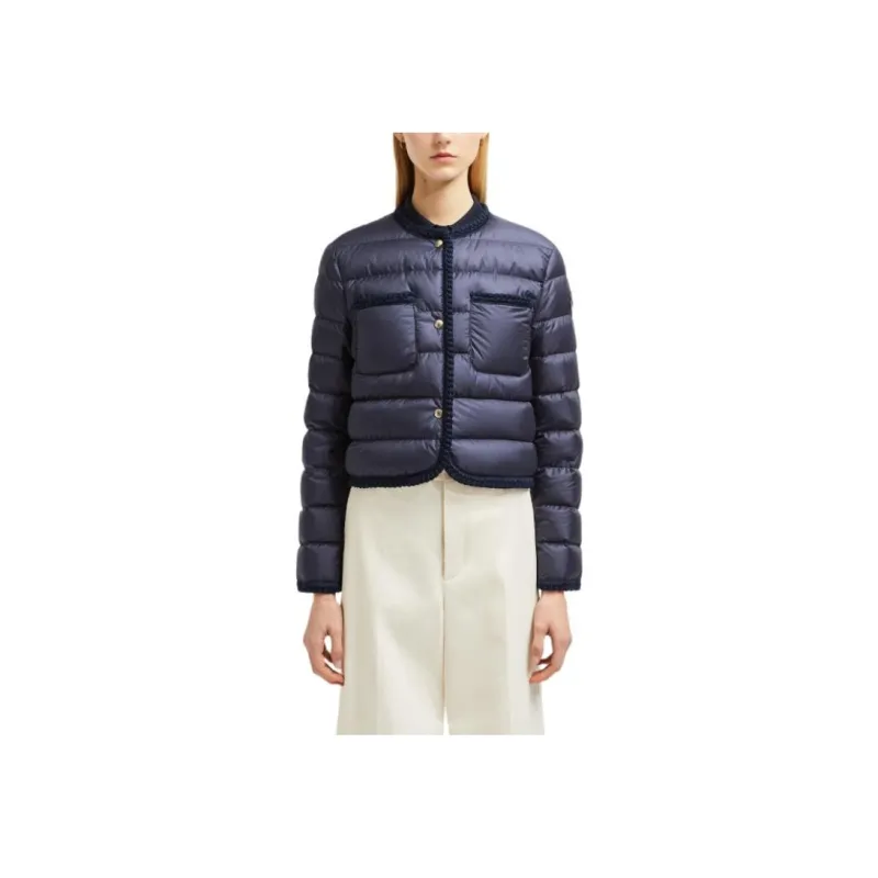 Moncler Gencay Braided Trim Short Padded Jacket-0