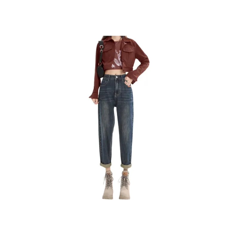 Weixi Jeans Women's Blue Gray-5