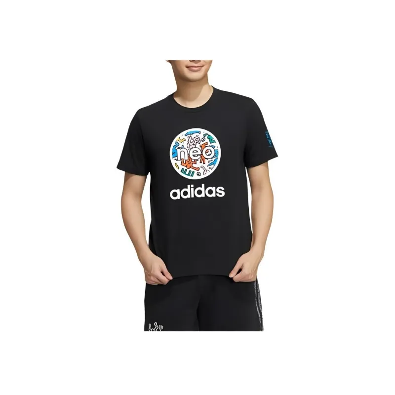 Adidas Neo x · Keith Haring T Shirt Unisex Black-3