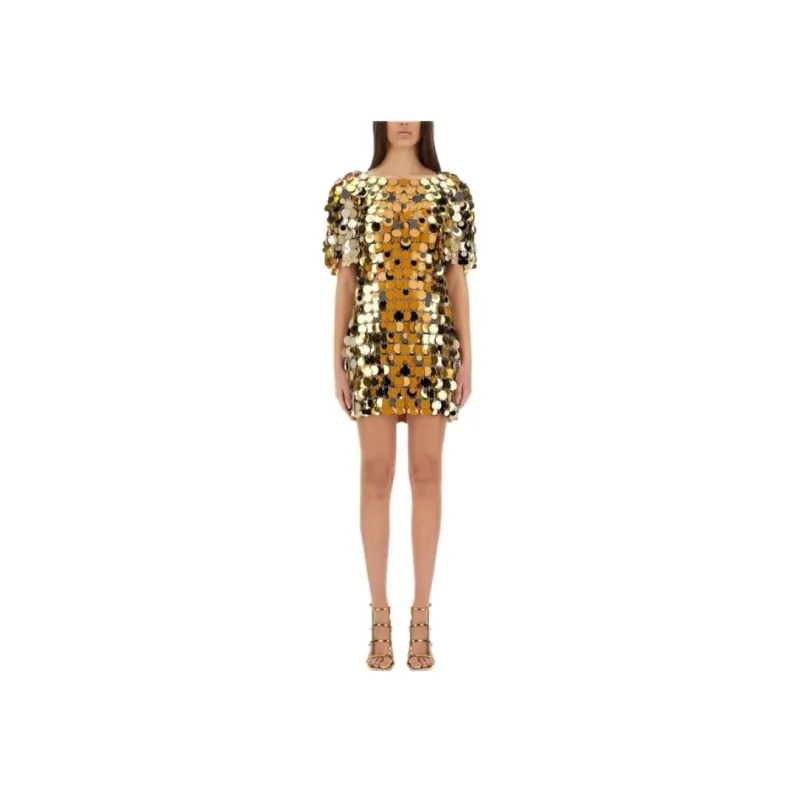 Rabanne Chainmail embellished Mini Dress-2