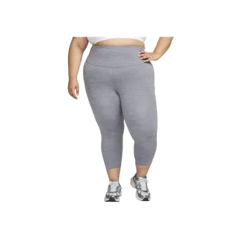 Nike One Women's High-Waisted Crop Leggings Plus Size