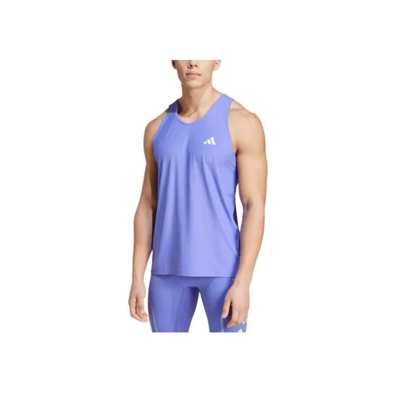 Adidas AEROREADY Tank Top Men Half Cobalt Blue-1