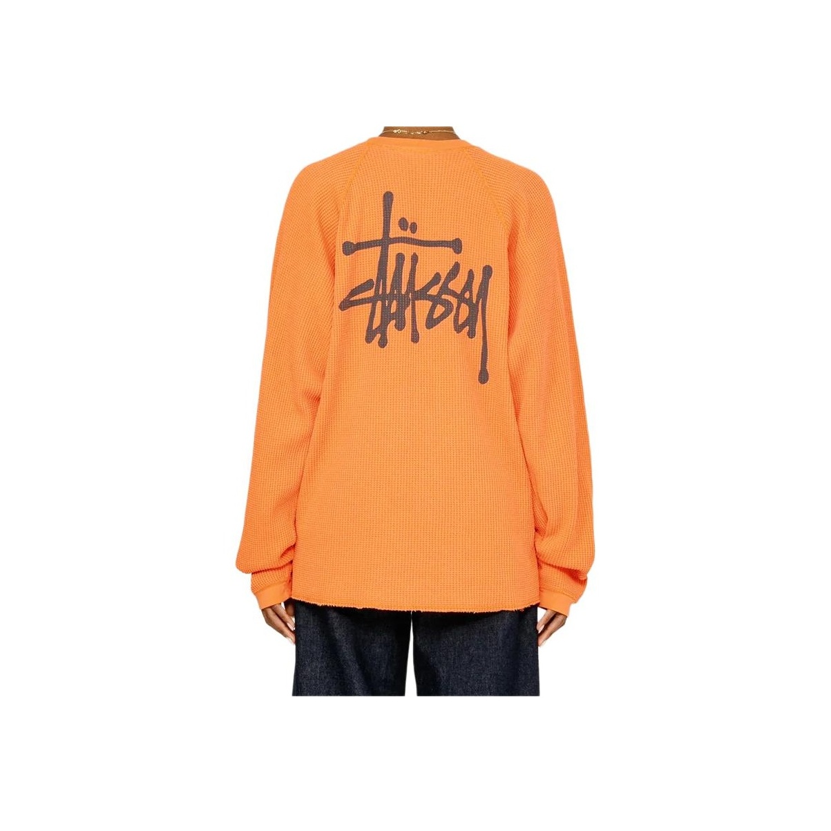 Stussy Raglan Thermal L/S Crew Sand XL - POIZON