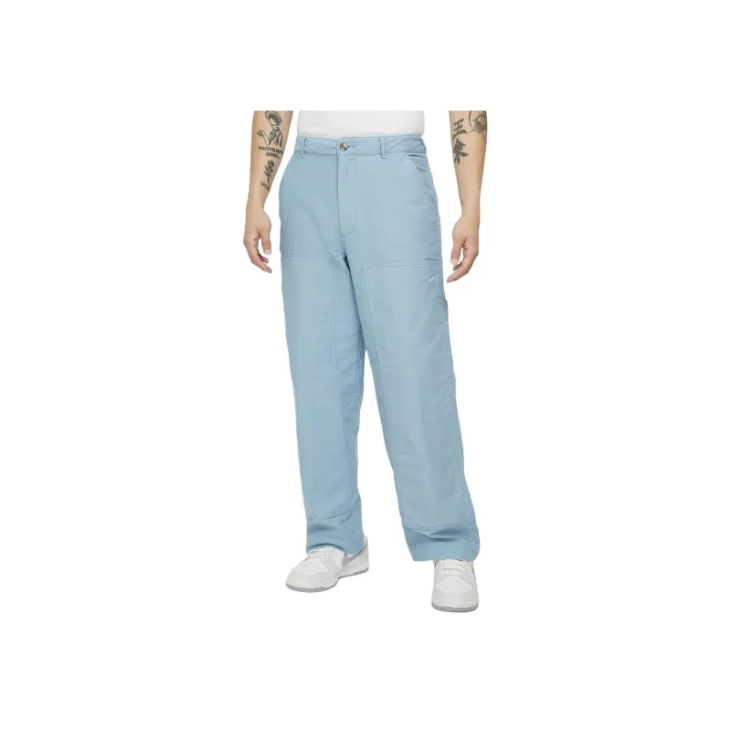 Nike Chamois Casual Pants Men's Denim Turquoise-0