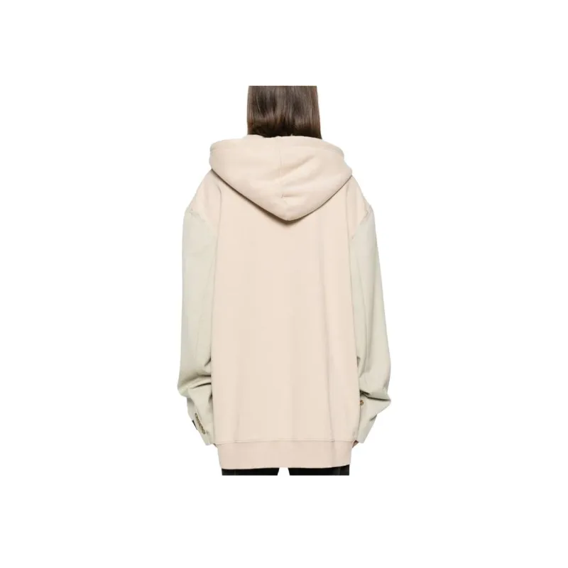 MM6 Maison Margiela Numbers motif Panelled Hoodie-2