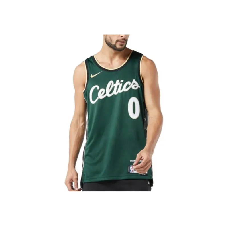 Jayson Tatum Boston Celtics City Edition Nike Dri-FIT NBA Swingman Jersey-2