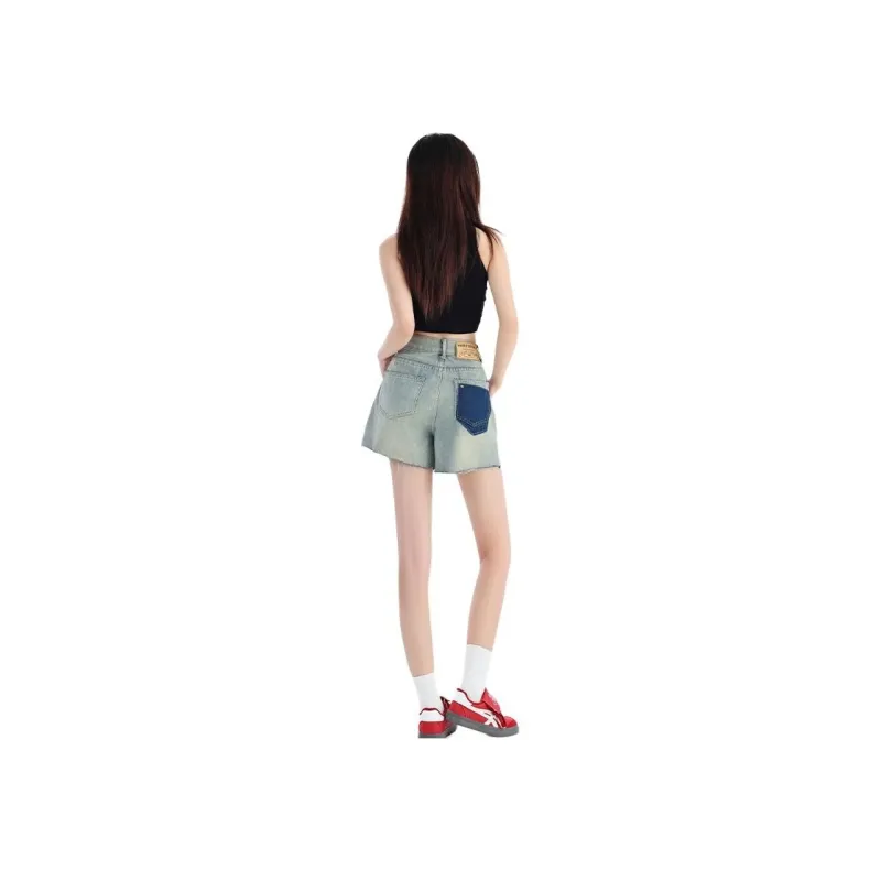 Kele Coco Denim Shorts Women's Light Blue-0