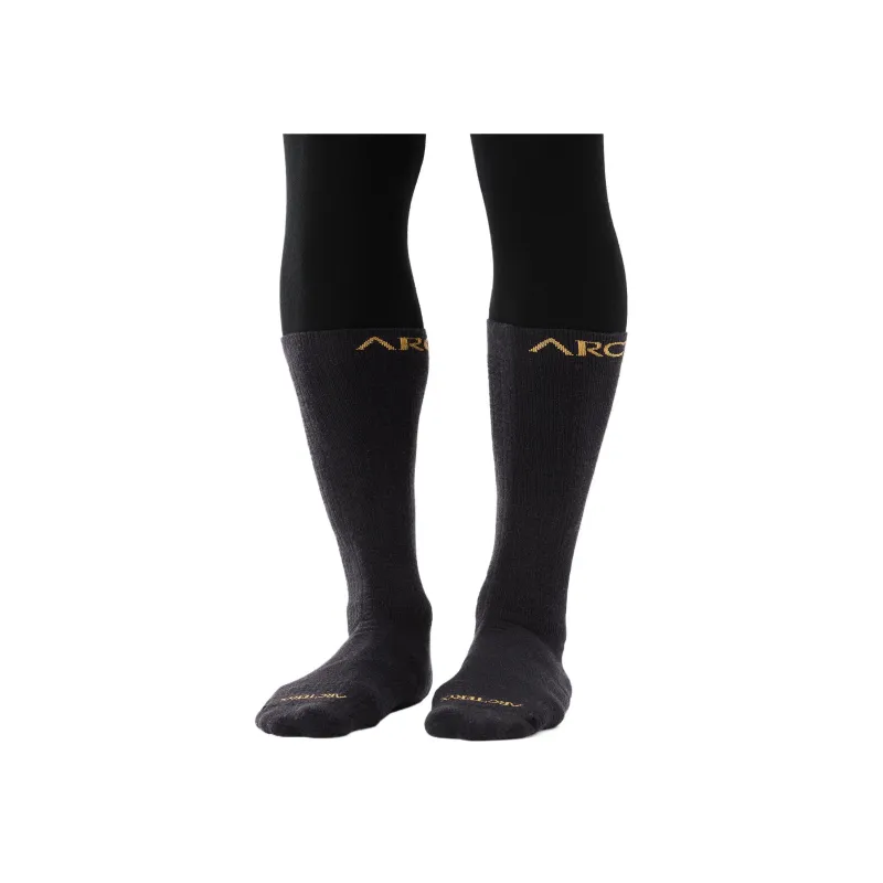 Arcteryx Ski Socks Unisex 1 Pack Black-2
