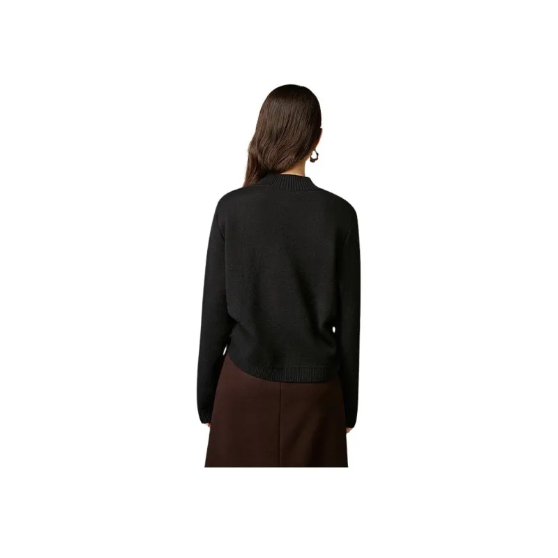 Late White Knitwear Women's Black-0