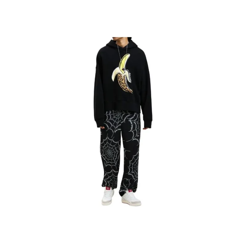 PALM ANGELS Leopard Banana Hoodie-4