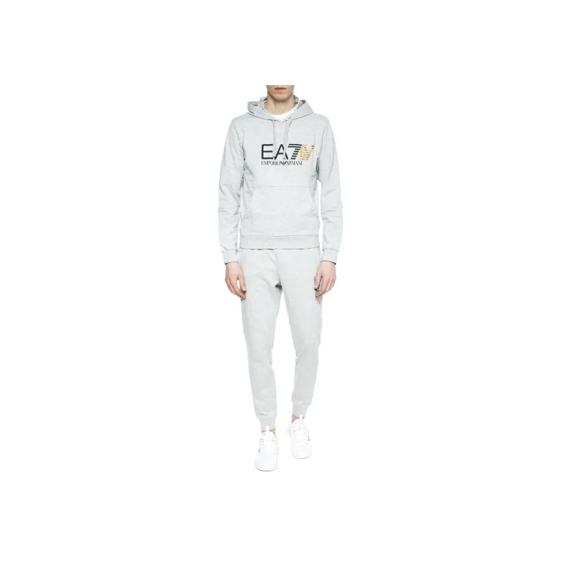 EMPORIO ARMANI Knitted Sweatpants Men Gray-1