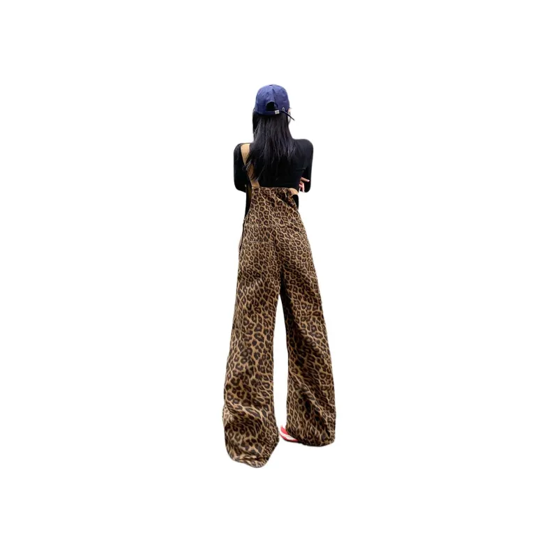 Poyz Overalls Women's Leopard Print-2