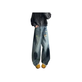 FA2LO Jeans Unisex Blue
