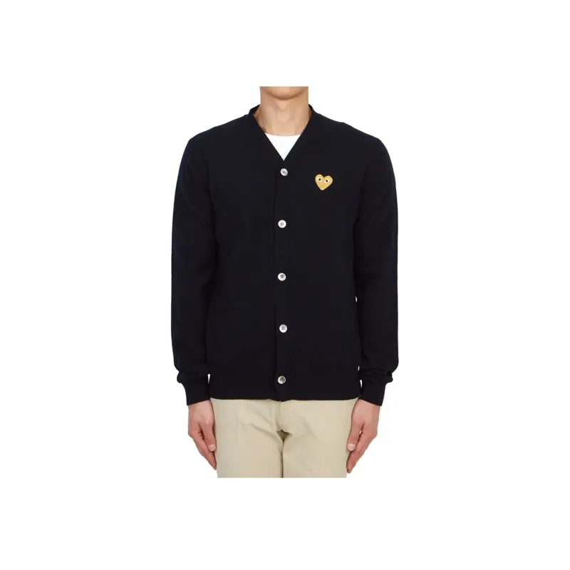 CDG Play Sweaters Men Blue-2