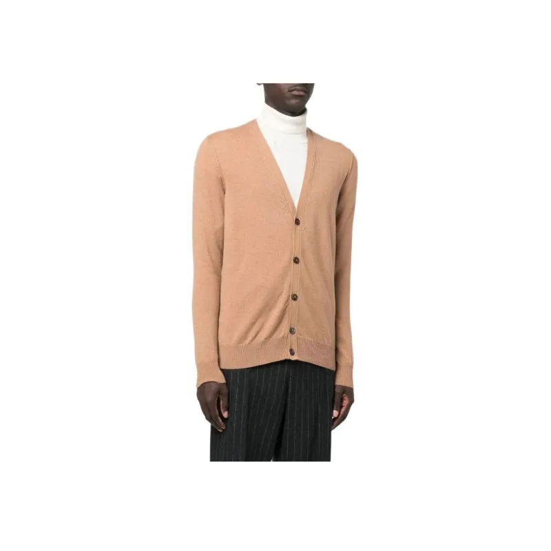 Maison Margiela Buttoned V Neck Cardigan-3