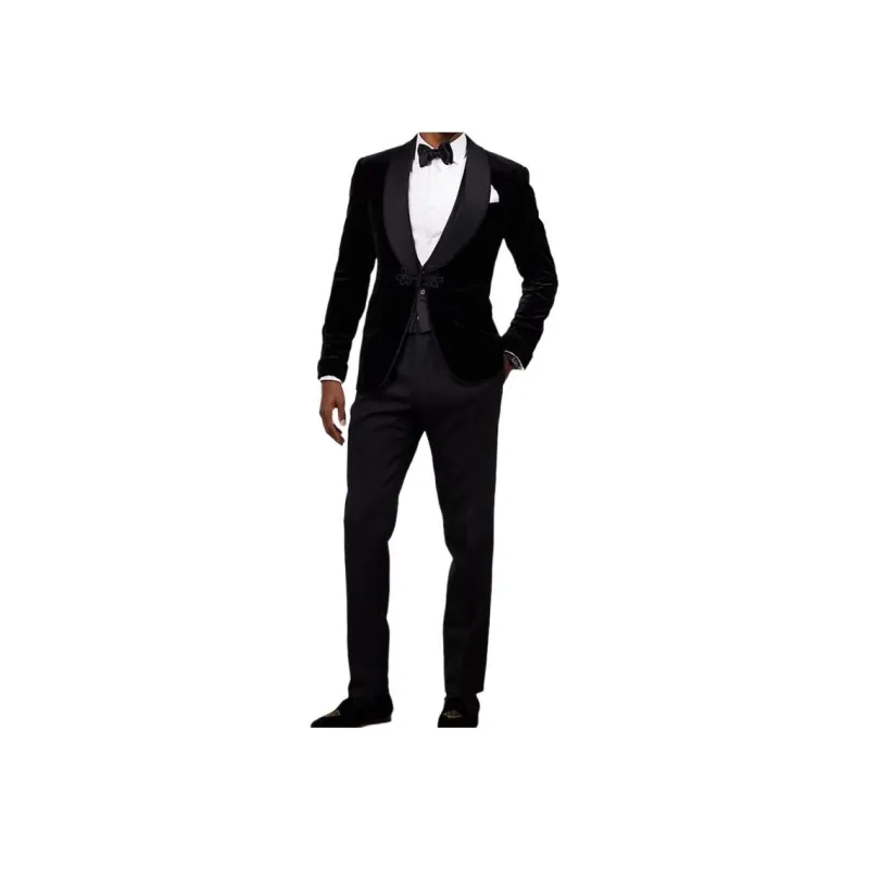 Ralph Lauren Purple Label Suit Trouser Men's Black-1