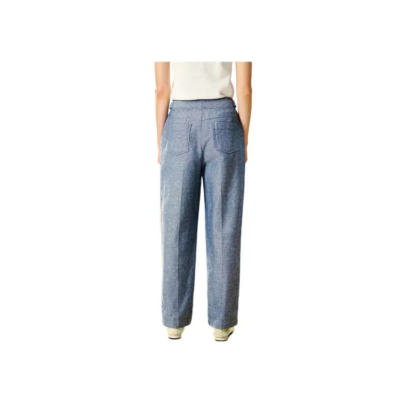 INSUN Suit Trousers Women's Light Blue-3