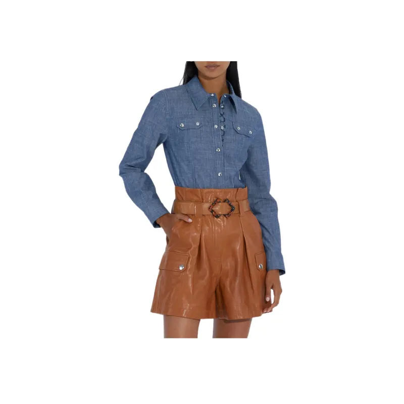 COACH Shirts Women's Blue-1