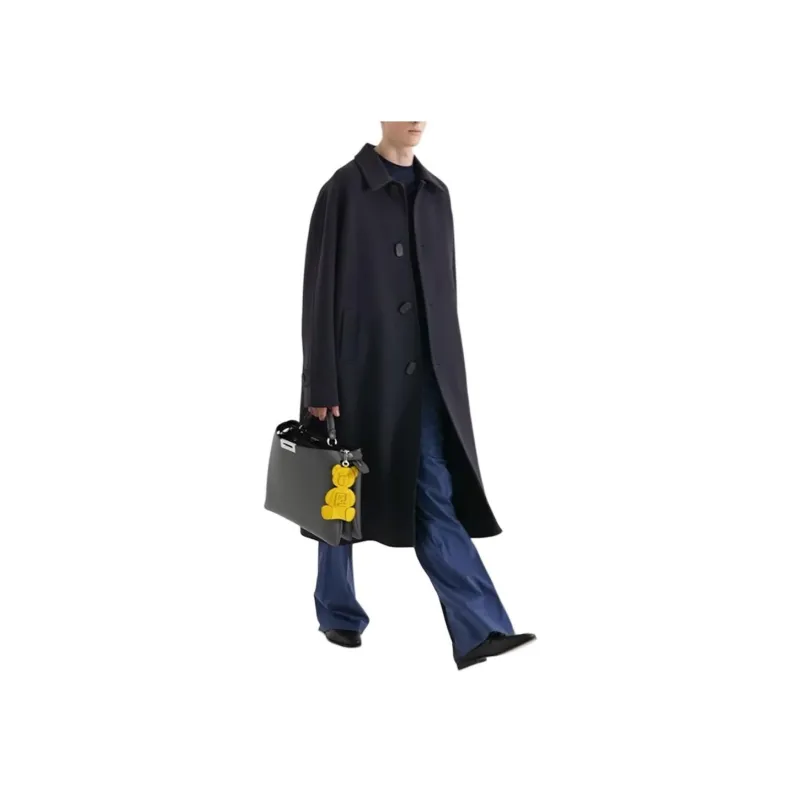FENDI Single Breasted Tailored Coat-2