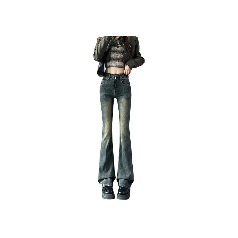 Oudifu Jeans Women's Concrete Gray-4