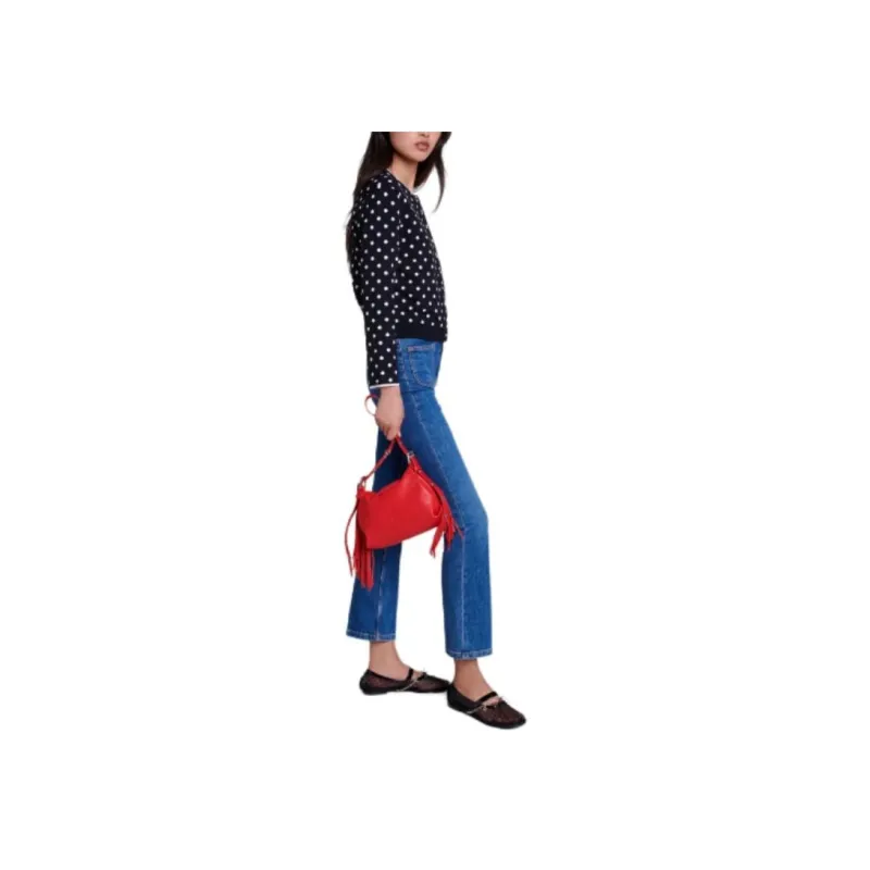 Maje Fancy Knit Cardigan-2