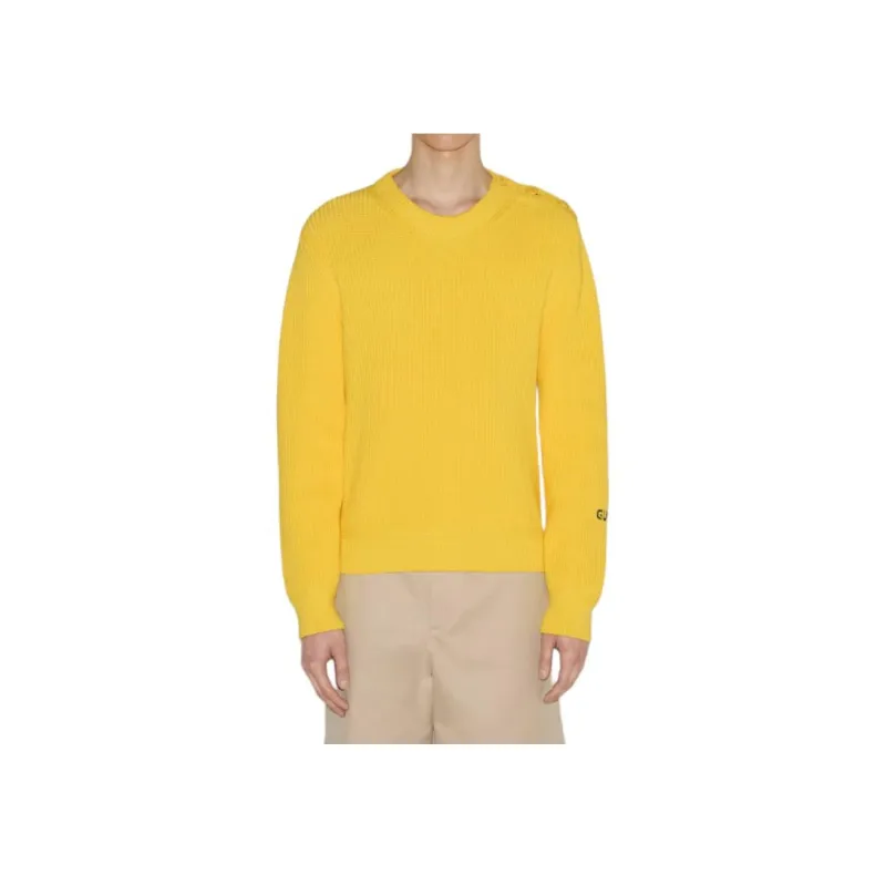 GUCCI Sweaters Men Yellow-2