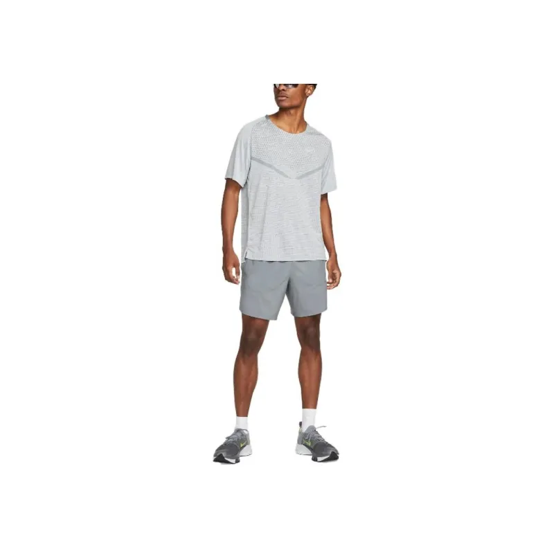 Nike T Shirts Men Silver-2