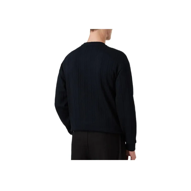 GIORGIO ARMANI Cashmere Sweaters Men Dark Blue-1