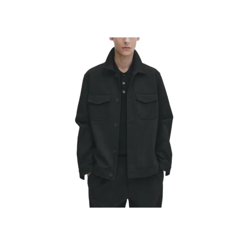 Massimo Dutti Jackets & Coats Men's Black-1