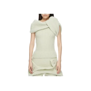 RICK OWENS Banded T Shirt 'Green'
