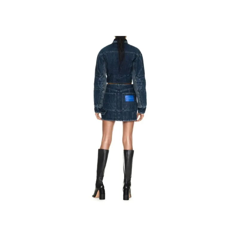 OFF WHITE Motorcycle Hole Miniskirt-2
