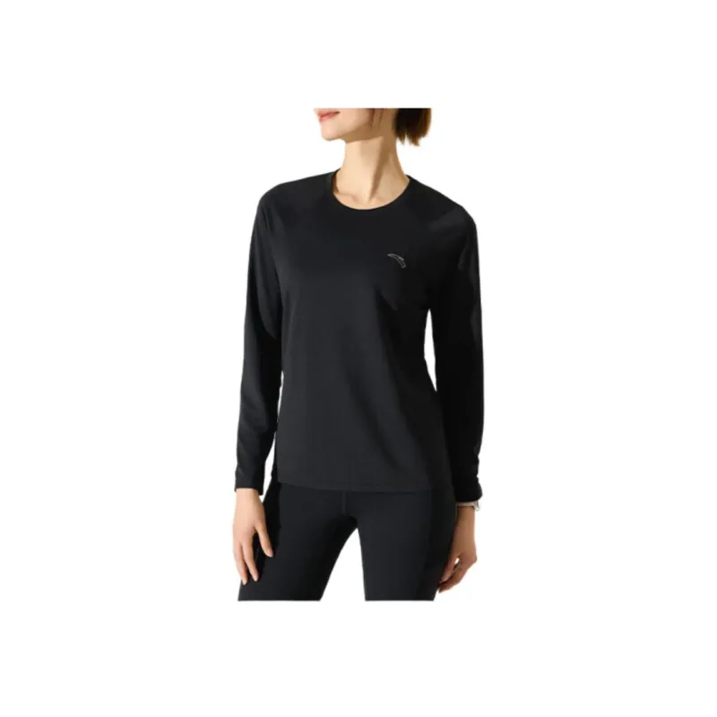 Anta Running Collection T Shirt Women's Basic Black-1