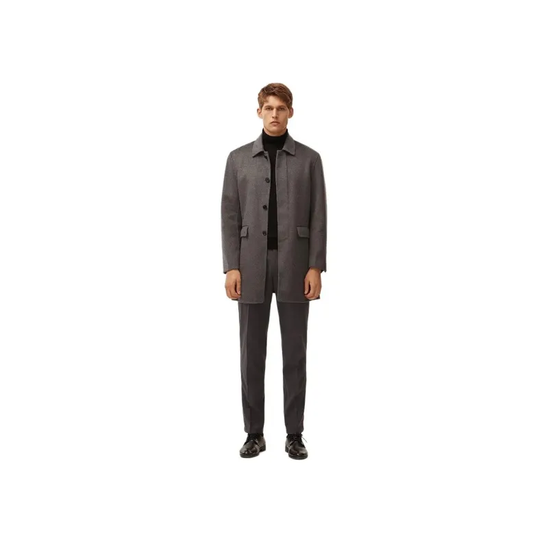 DANIEL HECHTER Coats Men's Gray-1