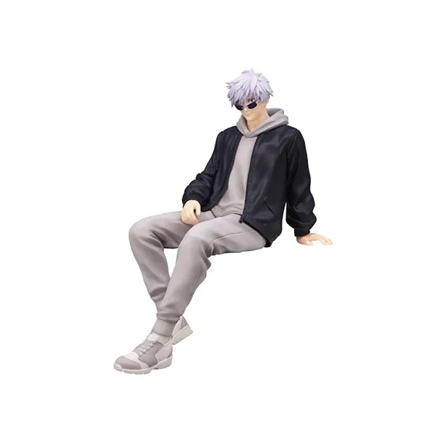 FURYU Satoru Gojo Noodle Stopper, Jujutsu Kaisen Ending2 Ver Batch 2 Black Bonus Gifts 15cm-2