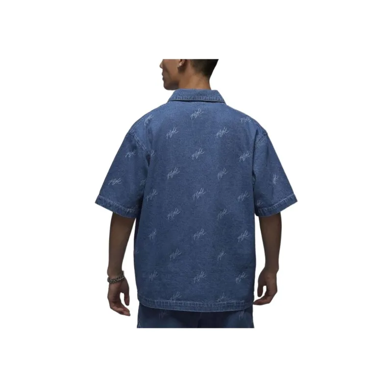 Nike T Shirts Men Blue-3