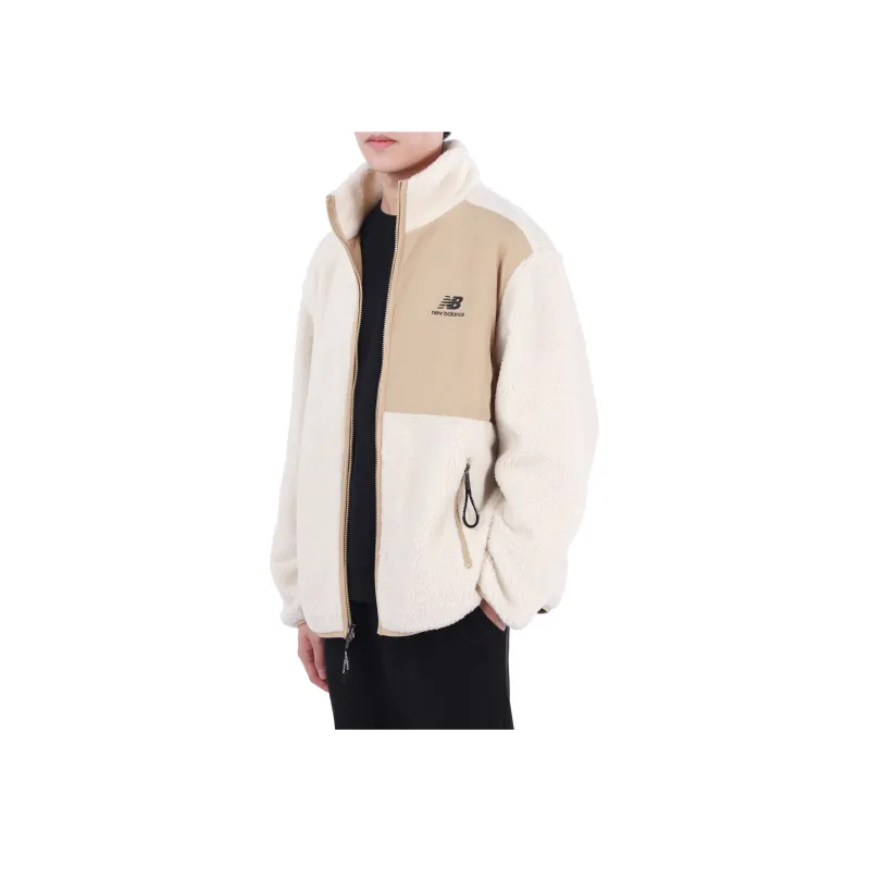 New Balance Velvet Jackets Unisex Ecru-3