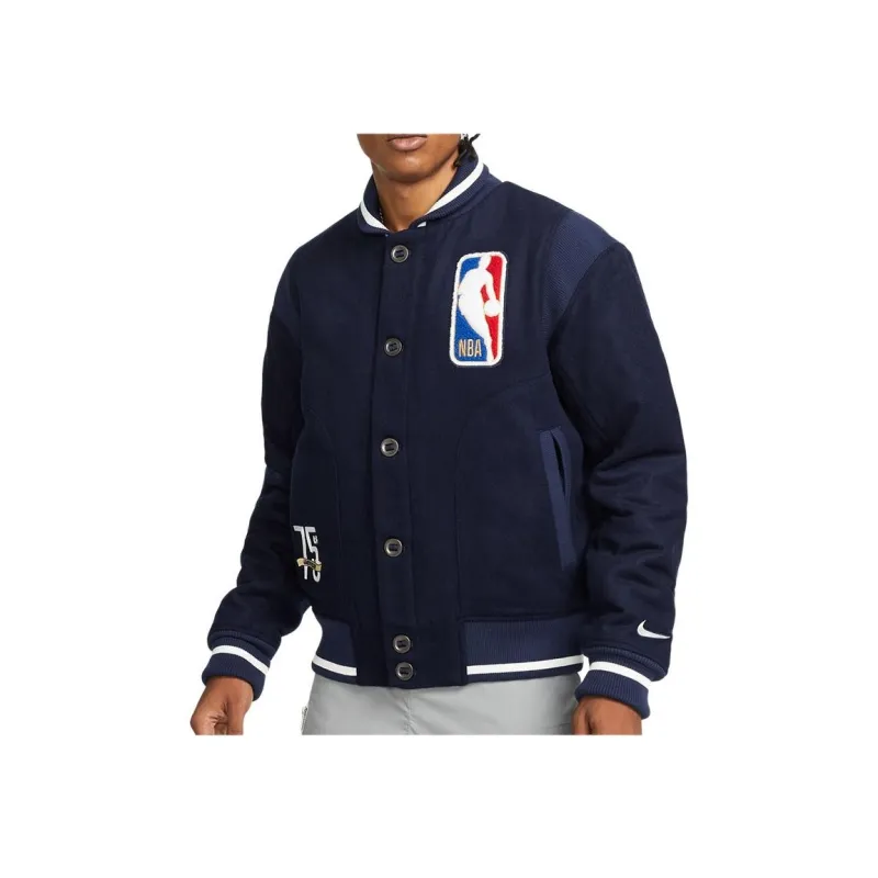 Nike Puffer Jackets Men Dark Blue-2