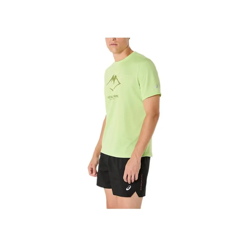 Asics FUJITRAIL T Shirt Men's Green-2