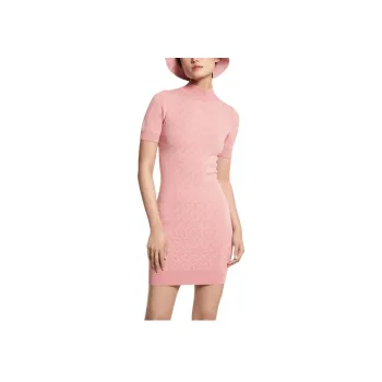 MICHAEL KORS Short Sleeved Dresses Women's Dark Rose Pink