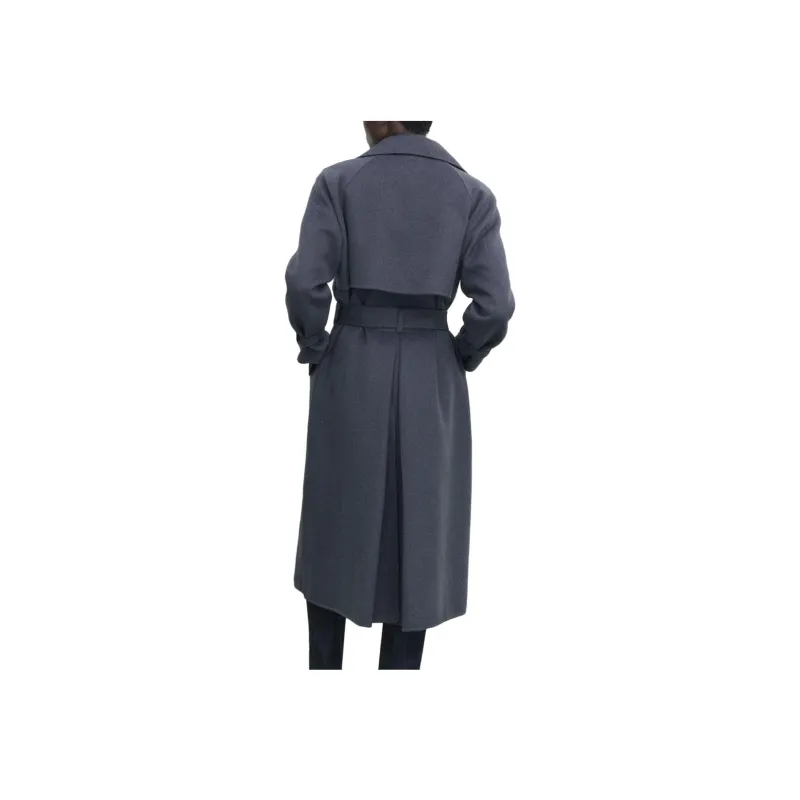 Massimo Dutti Coats Women's Blue-3