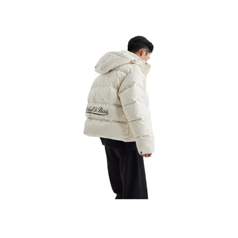 Mitchell & Ness Down Jacket Men's White-6
